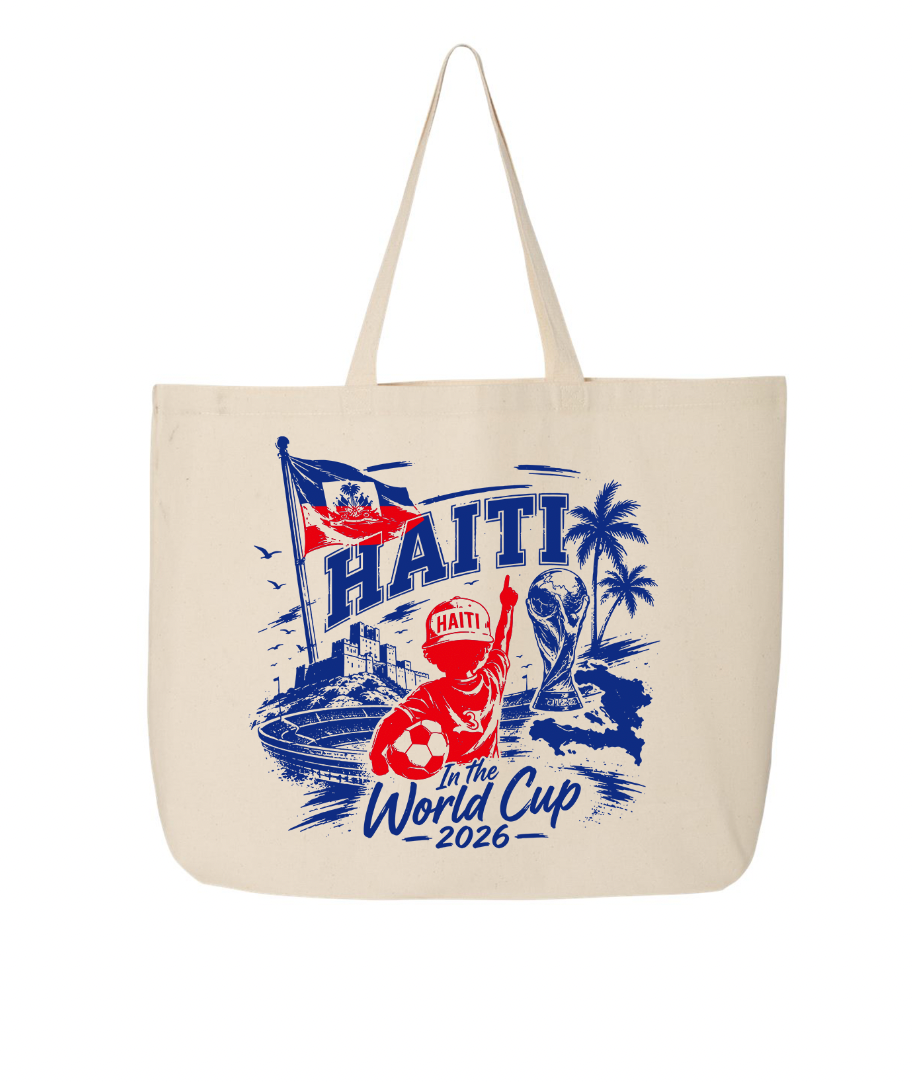 Haiti in The world cup Tote bag – Legliz lekol Lakay