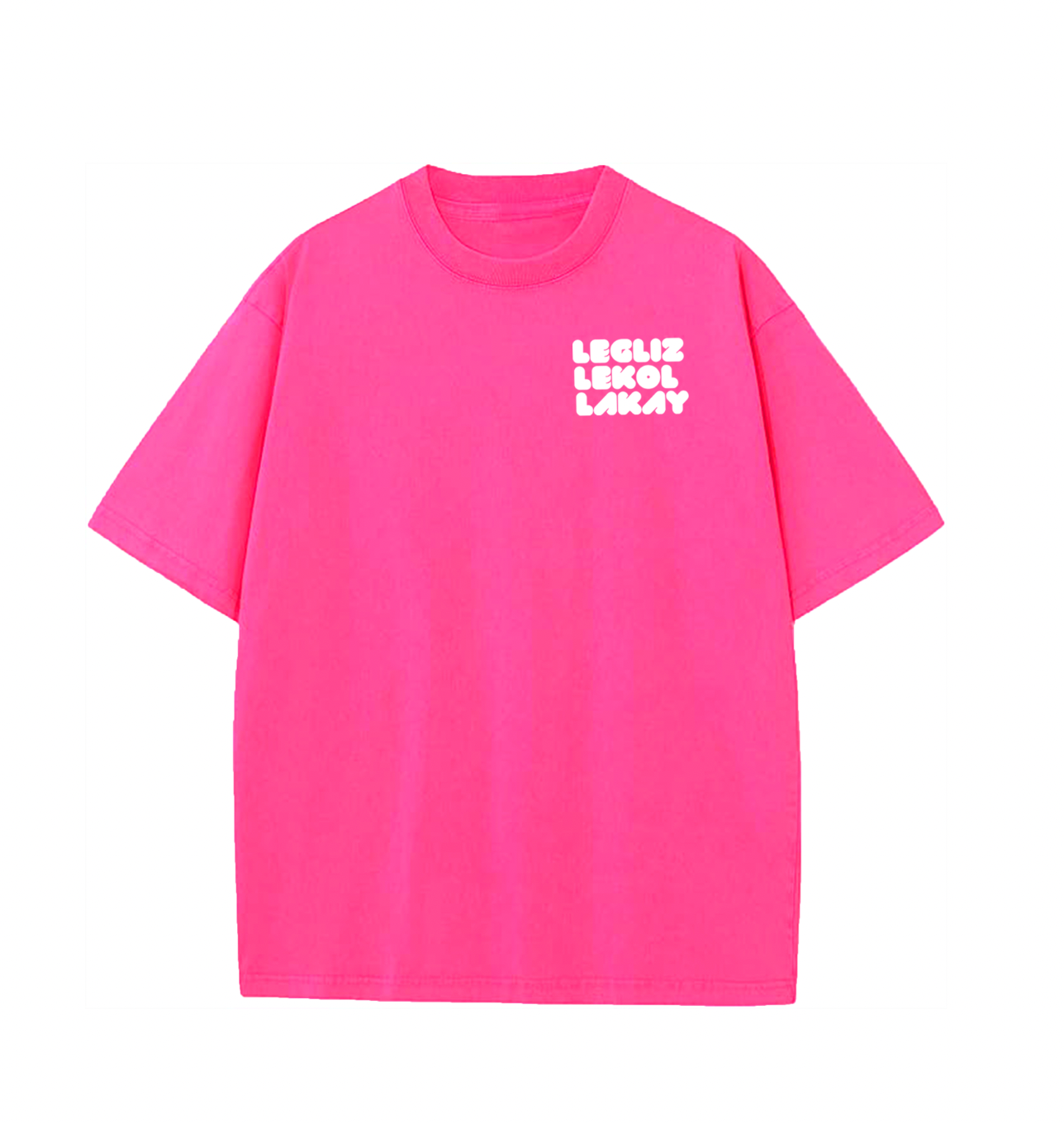 Legliz Lekol Lakay 3D PUFF (Pink)