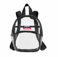 Clear PVC Mini Backpack Legliz lekol Lakay